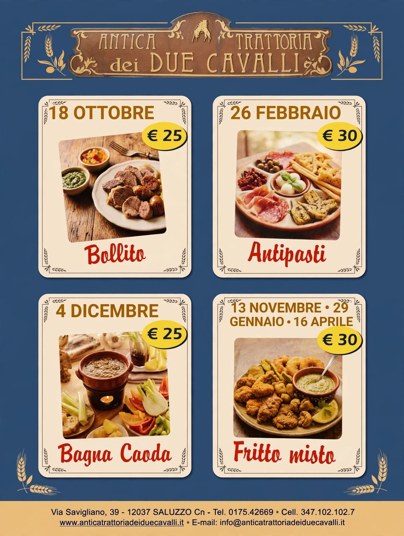Menu fiera